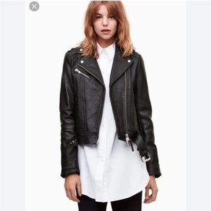 Mackage Rumer Leather Motorcycle Jacket - size S